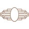 Ekena Millwork Elizabeth Wood Fretwork Pierced Ceiling Medallion, Walnut, 18"W x 9"H x 5"IW x 8 1/2"IH x 3/8"T CMWP18X09X0375EBWA - alternate 1